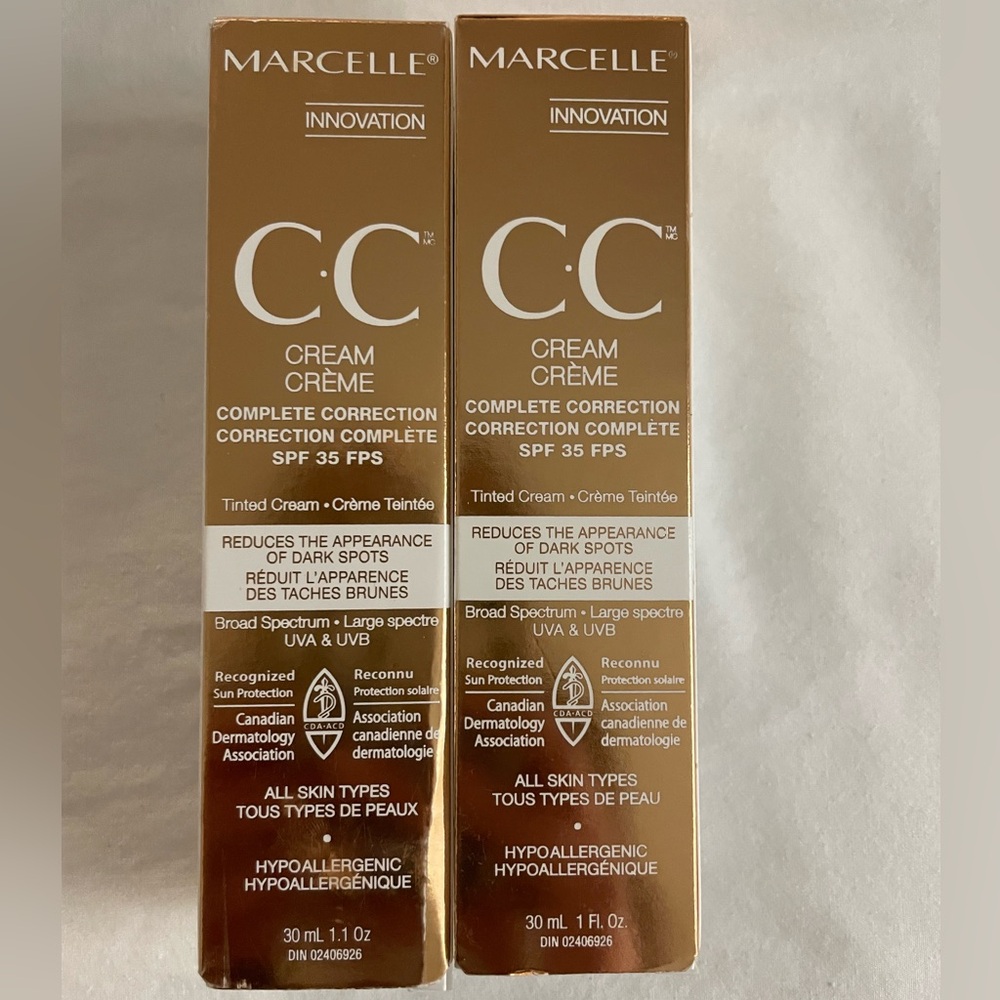 Brand New In Box, Marcelle CC Medium Cream X2
